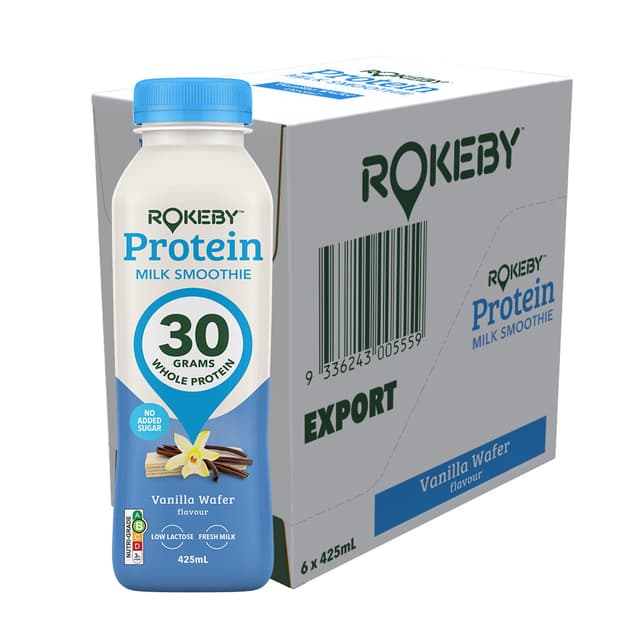 Rokeby  Vanilla Wafer Protein Milk Smoothie 6 x 425ml
