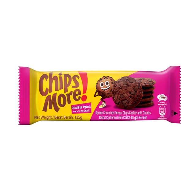 Chipsmore Double Chocolate, 135g